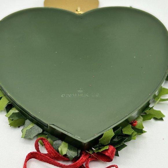 Hallmark Ornament Our First Christmas Wreath Heart * - Picture 9 of 12